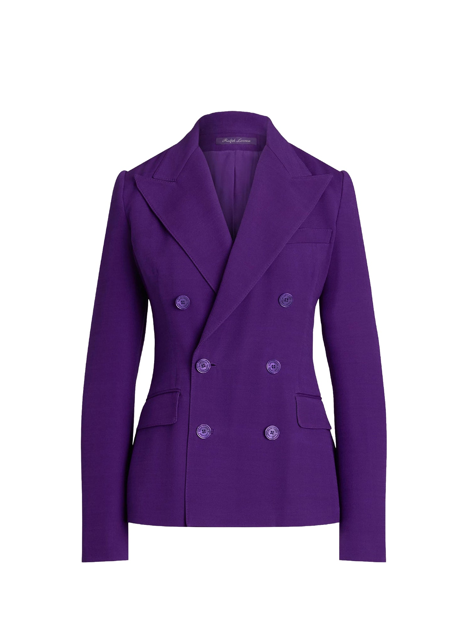 Veste Desmond en laine et soie mélangée - Purple