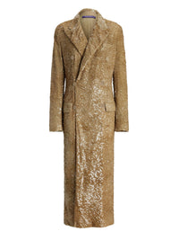 Manteau Macy décoré en tulle - Lux Tan