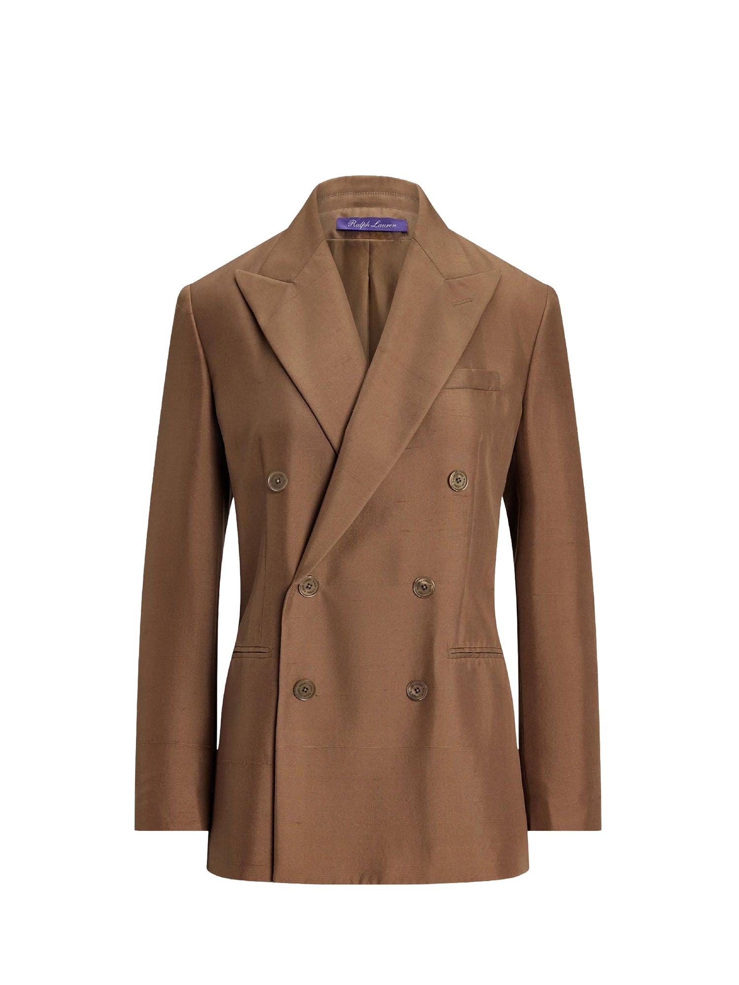 Veste Timothy en shantung de soie - Cocoa