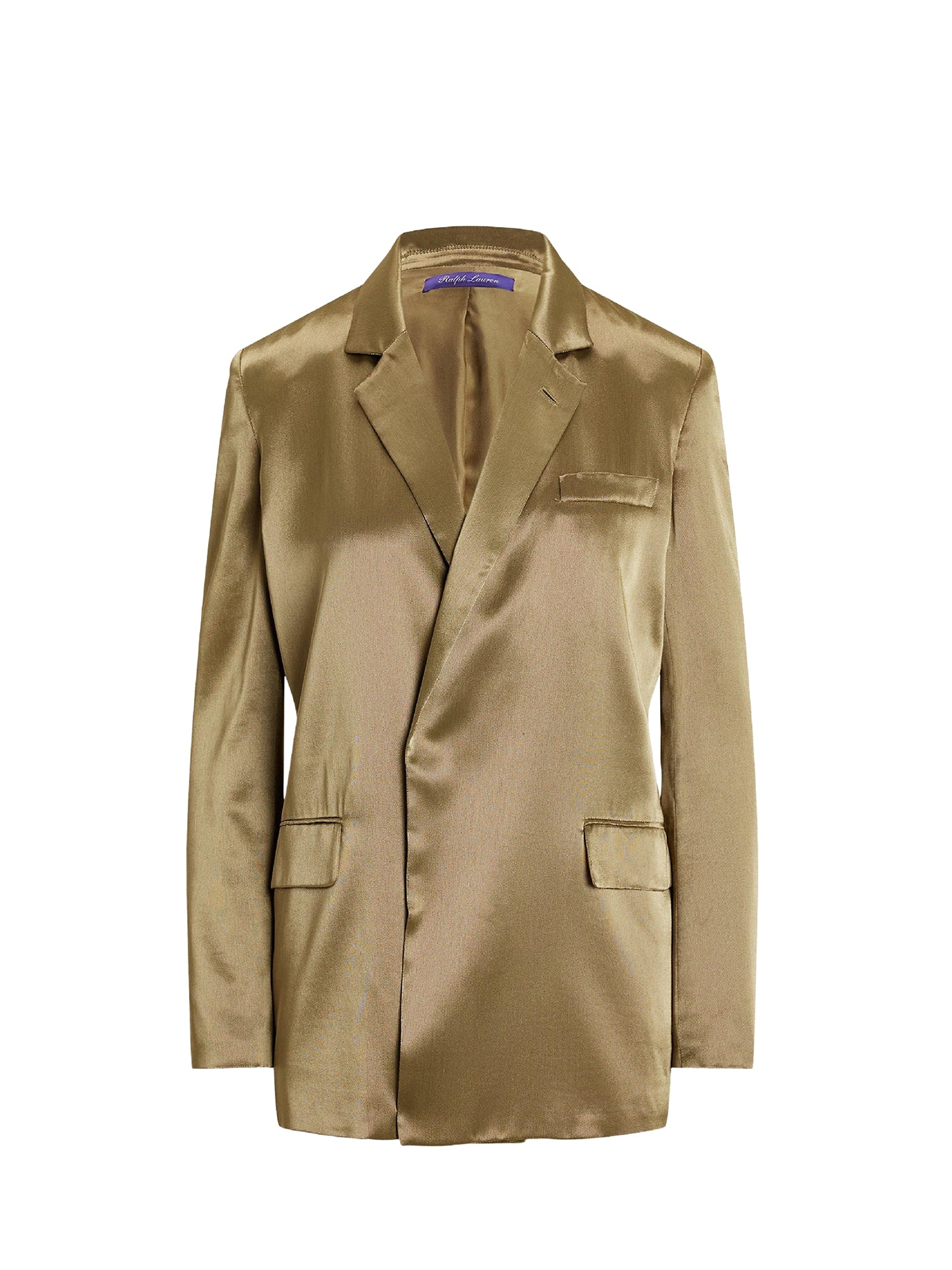 Veste Quinton ceinturée en soie - Dusty Sage