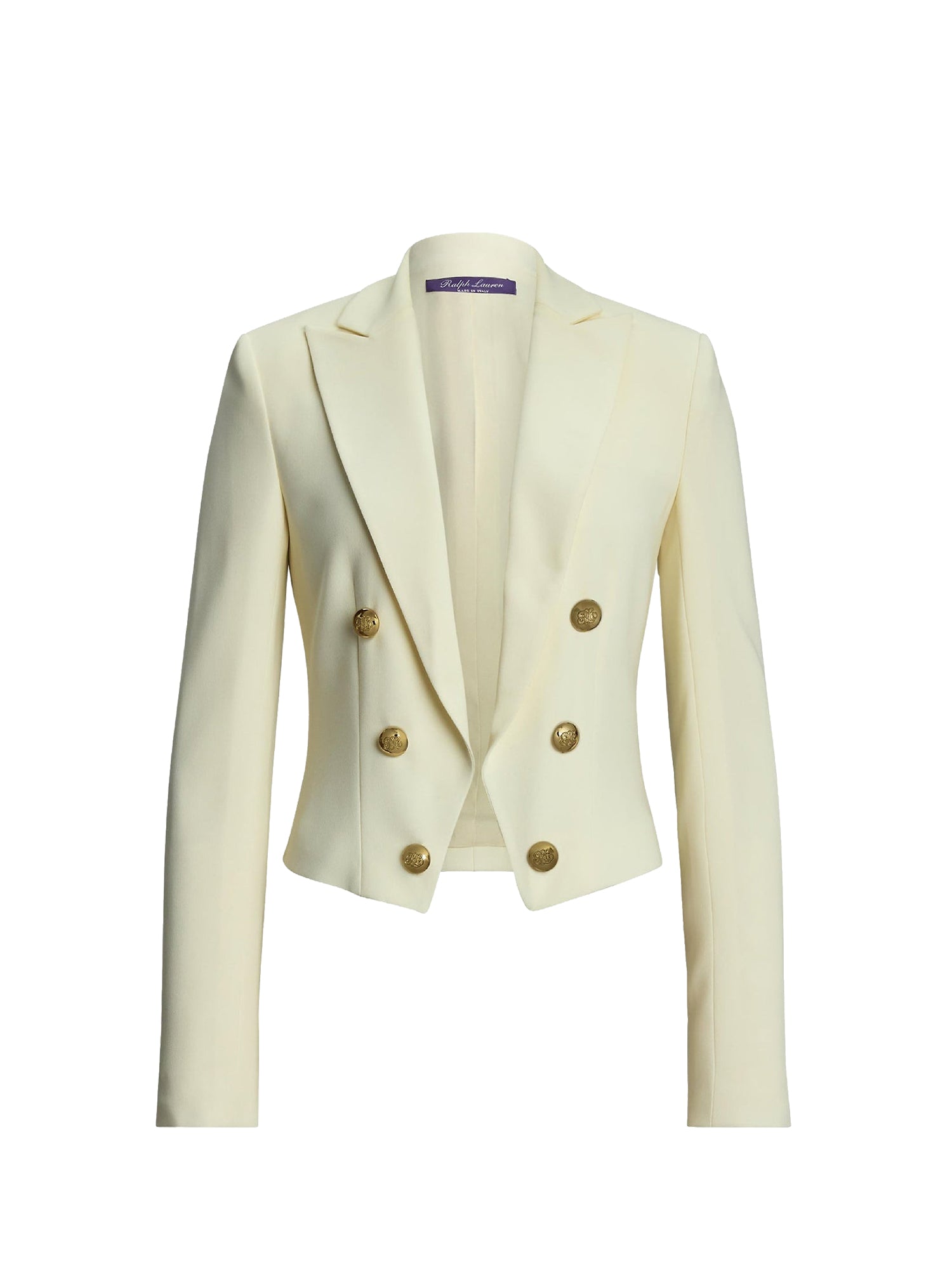 Veste Spencer en crêpe de laine - Lux Cream