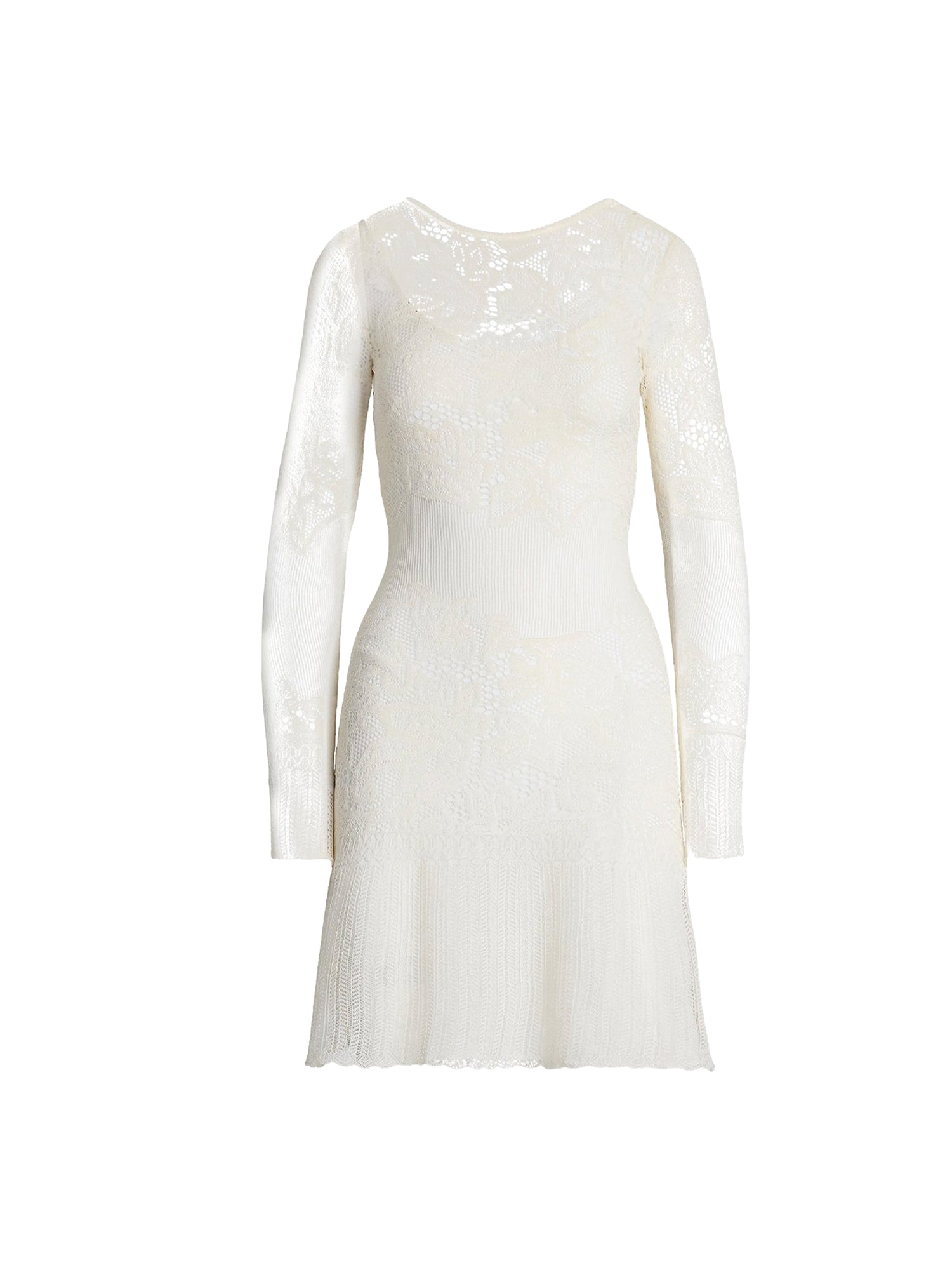 Robe-pull en soie - Lux Cream