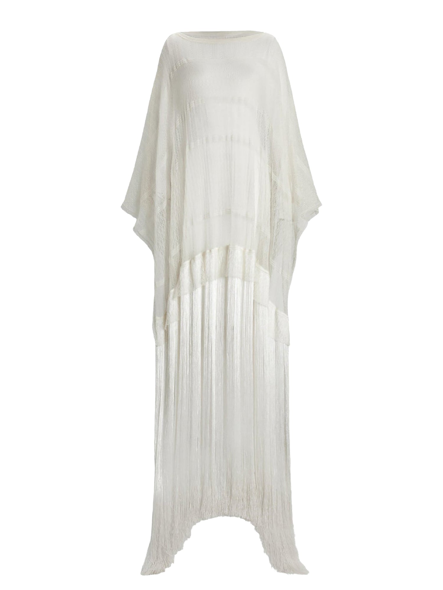 Pull poncho en soie - Lux Cream