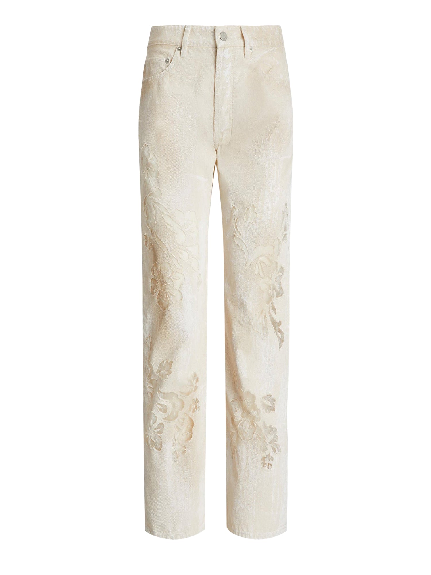 Aisling Relaxed Denim Jeans - Lux Cream