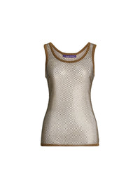 Melony mesh tank top - Cocoa