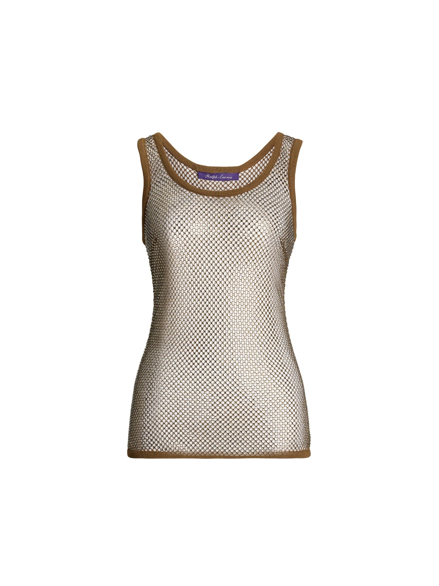 Melony mesh tank top - Cocoa
