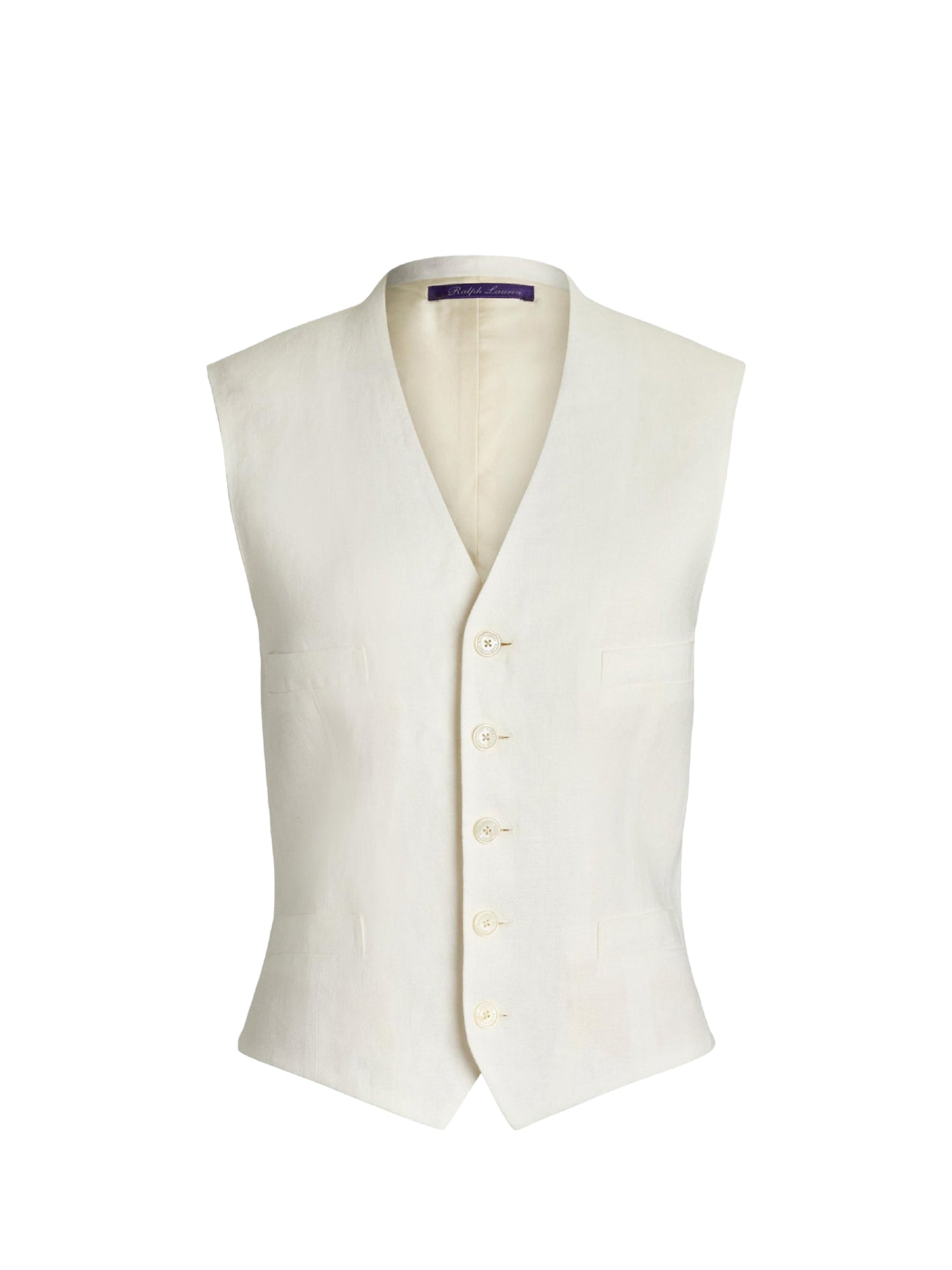 Gilet Jaiden en lin - Cream