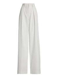 Jody trousers in washed cotton - White
