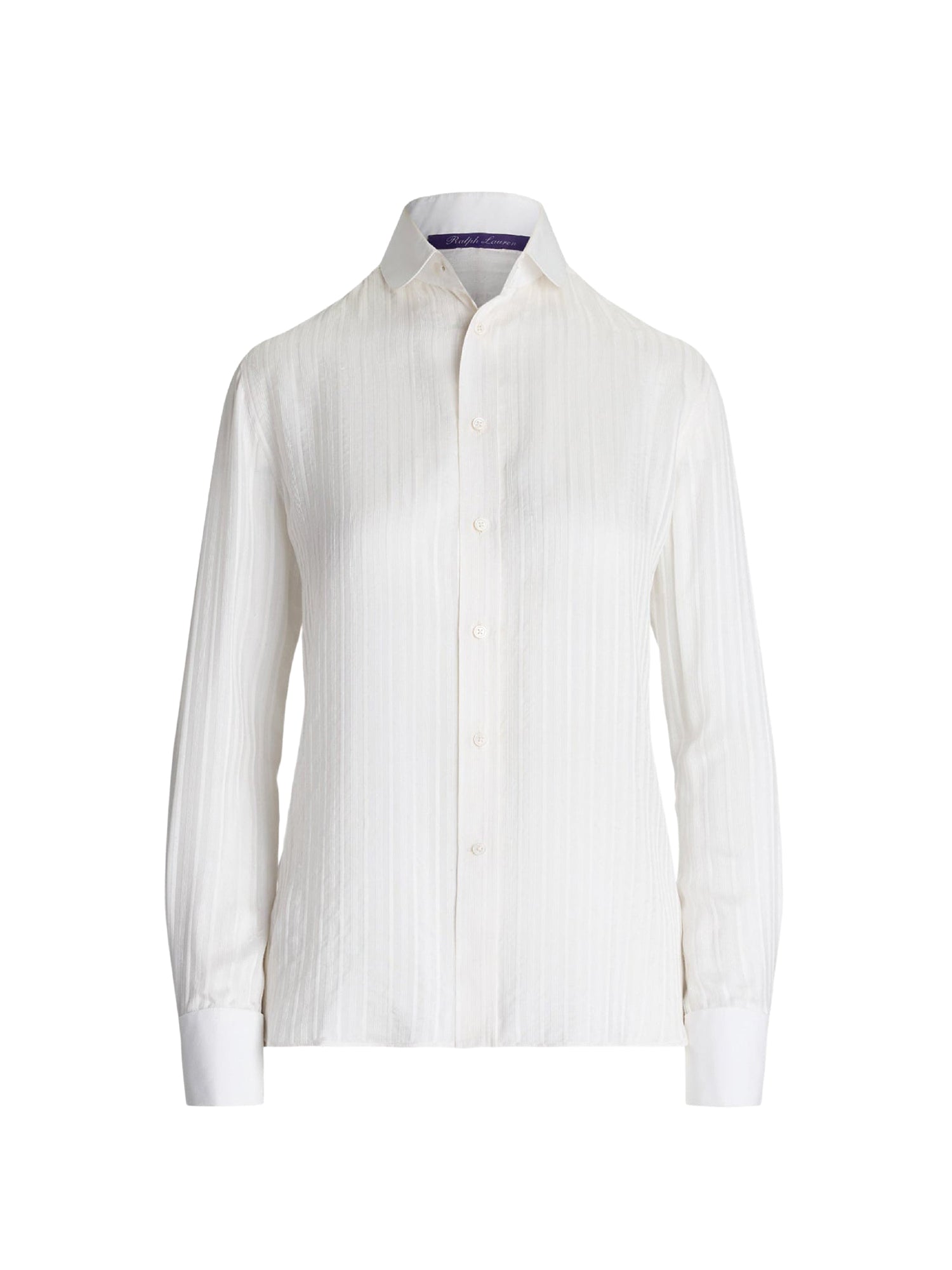 Cormac striped silk shirt - Cream