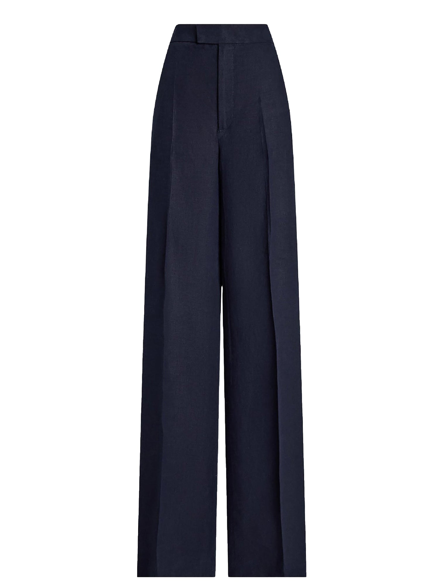 Dean trousers in linen - Lux Navy