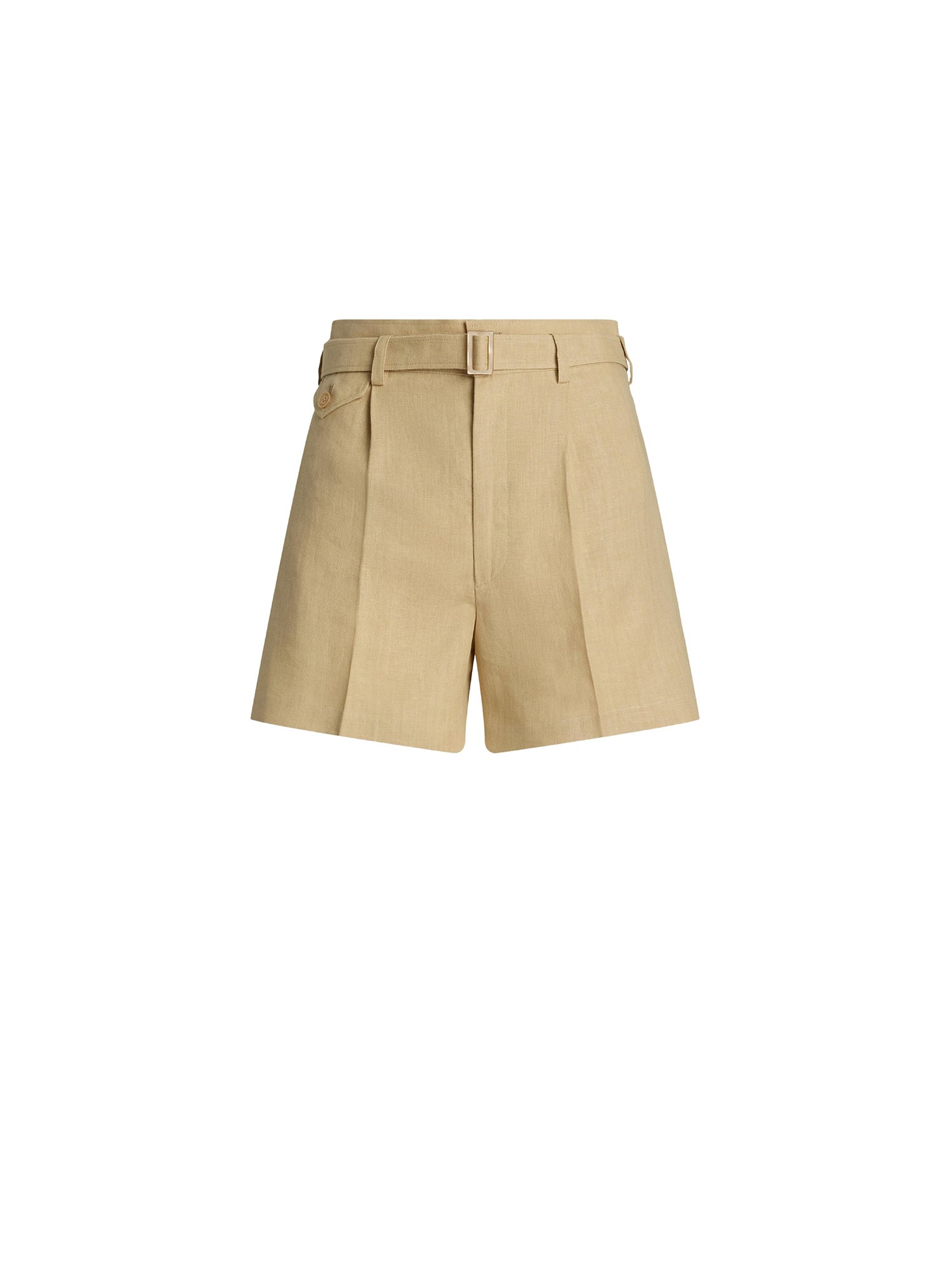Denise shorts in linen - Light Sand