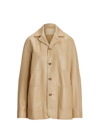 Veste Adrianna en cuir - Light Sand