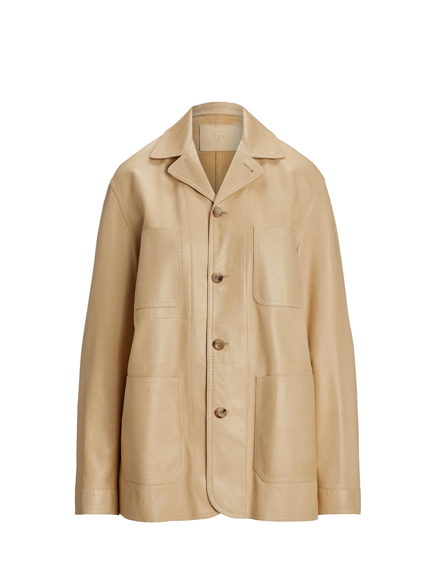 Veste Adrianna en cuir - Light Sand