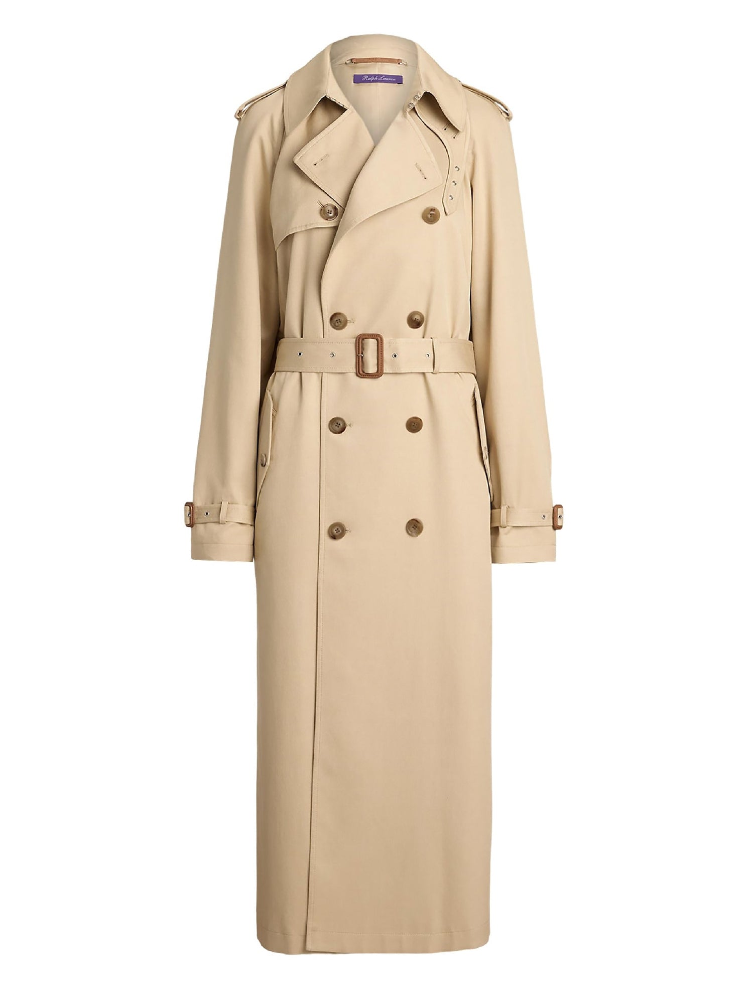 Trench-coat Alecia en soie - Light Tan