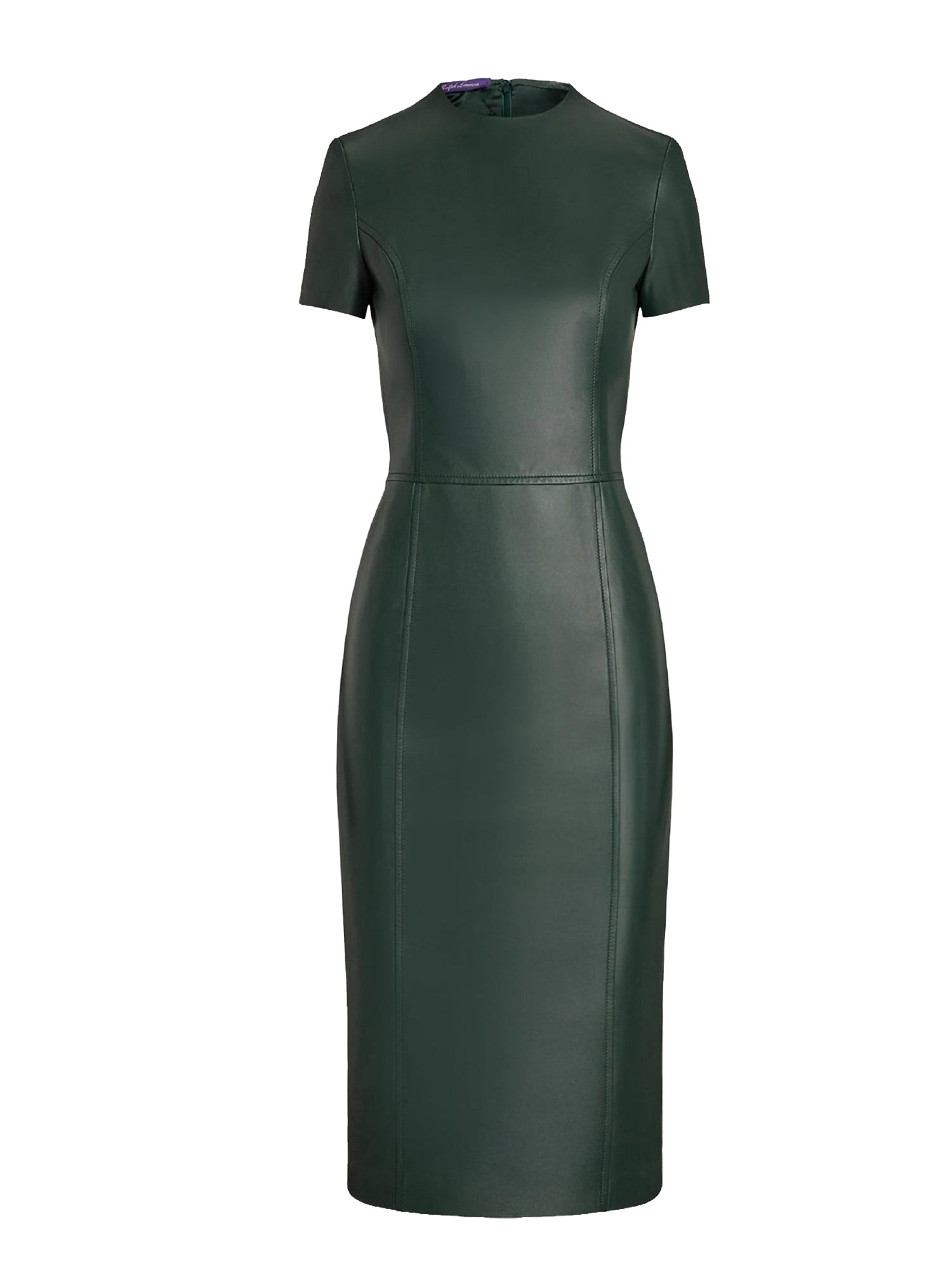 Robe Bethanne en cuir - Dark Racing Green
