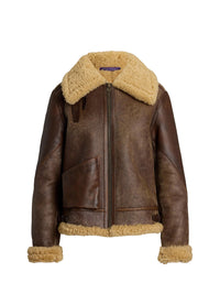 Manteau Reymond à double boutonnage en laine - Dark Toffee & Nutmeg