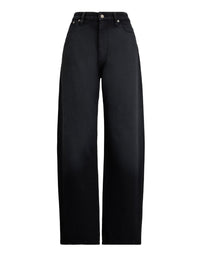 Pantalon droit taille haute - Noir