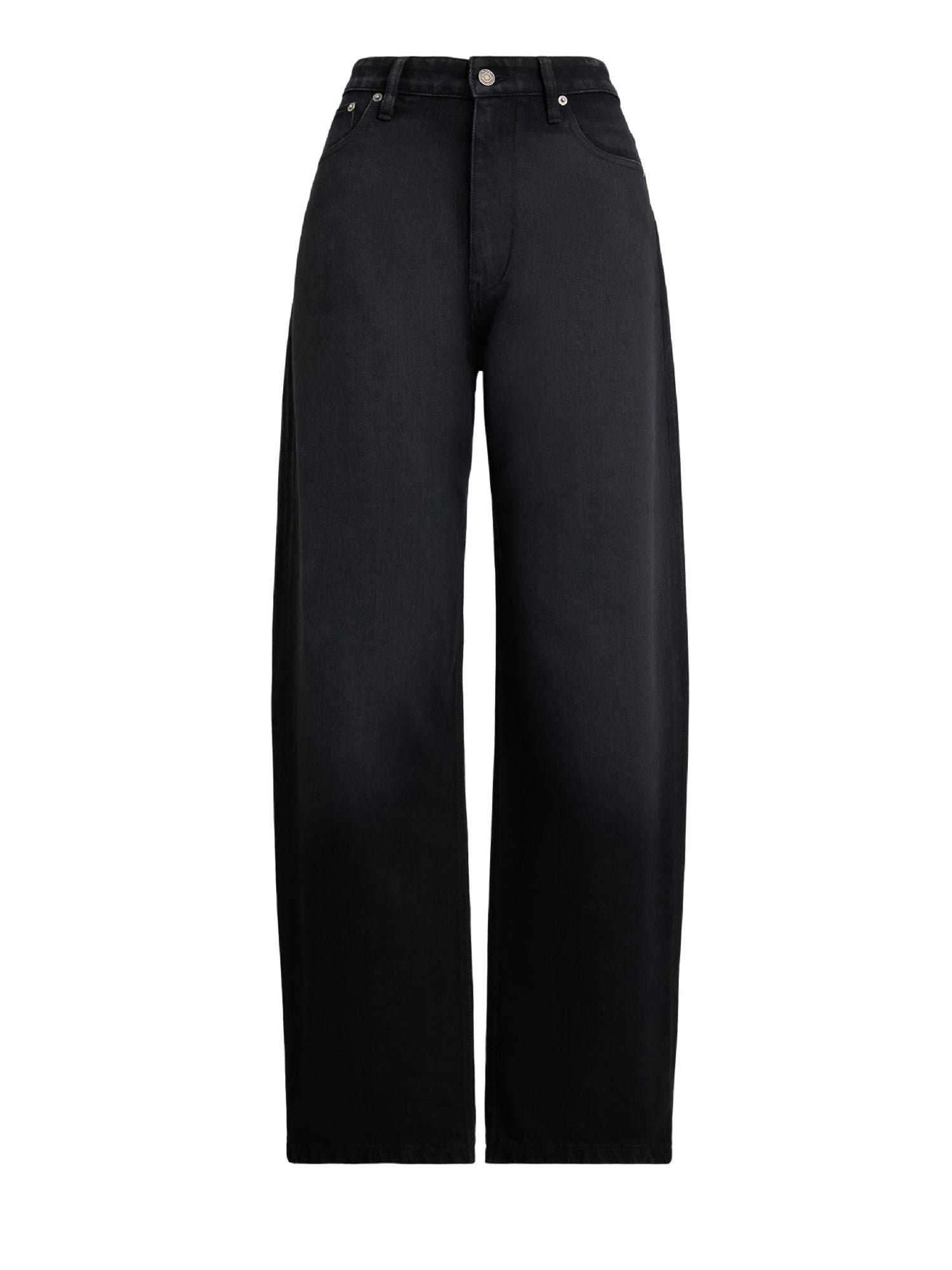 Pantalon droit taille haute - Noir