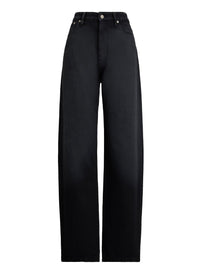 Pantalon droit taille haute - Noir