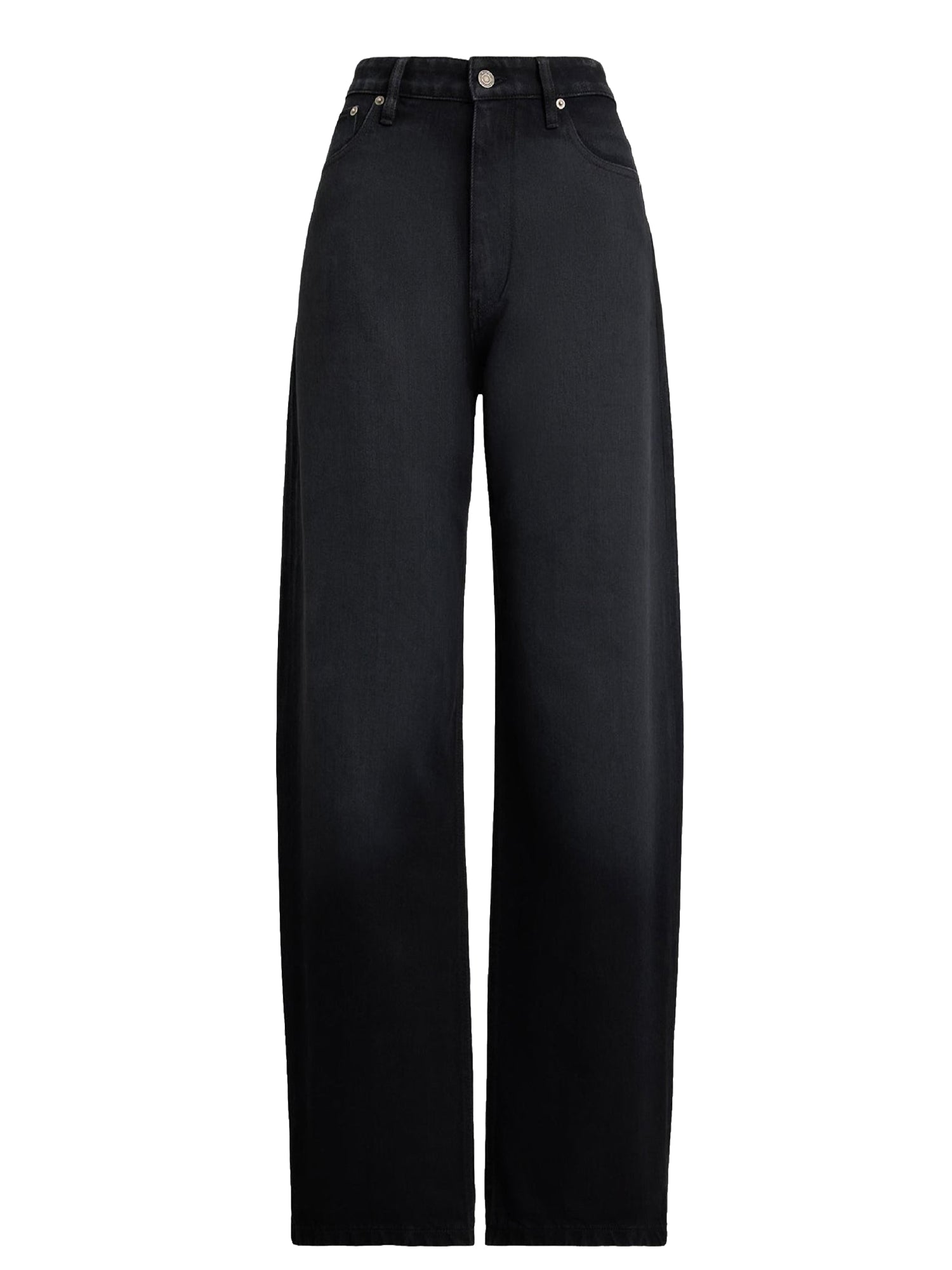 Pantalon droit taille haute - Noir