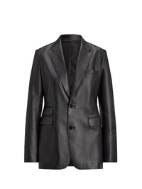 Veste Eli en cuir - Black