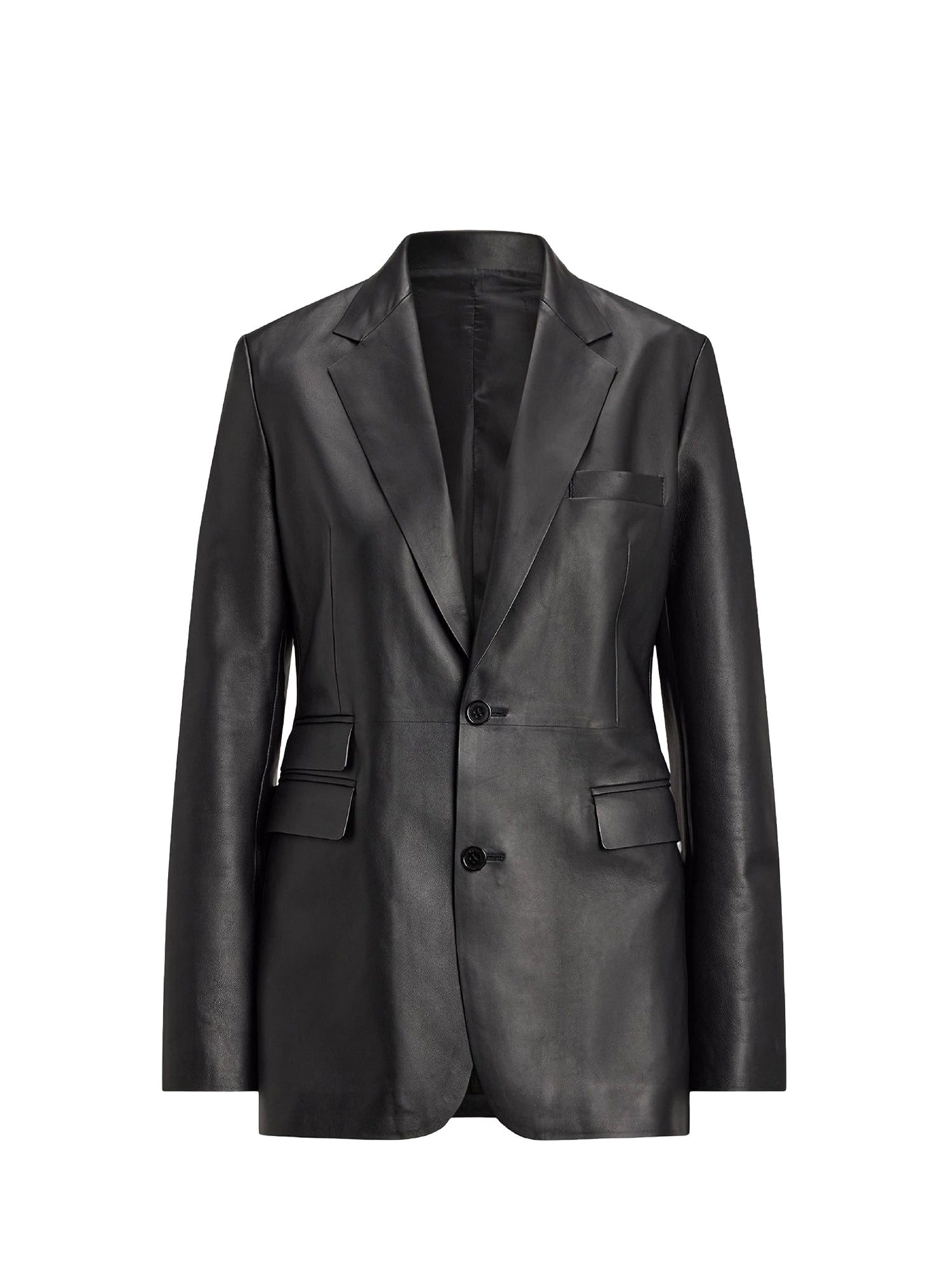 Veste Eli en cuir - Black