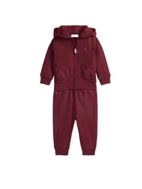 Sweatshirt and jogging trousers with pimples - Classic Wine