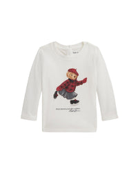 T-shirt Polo Bear à manches longues  - Trophy Cream