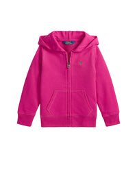 Sweat à capuche zippé - Preppy Pink
