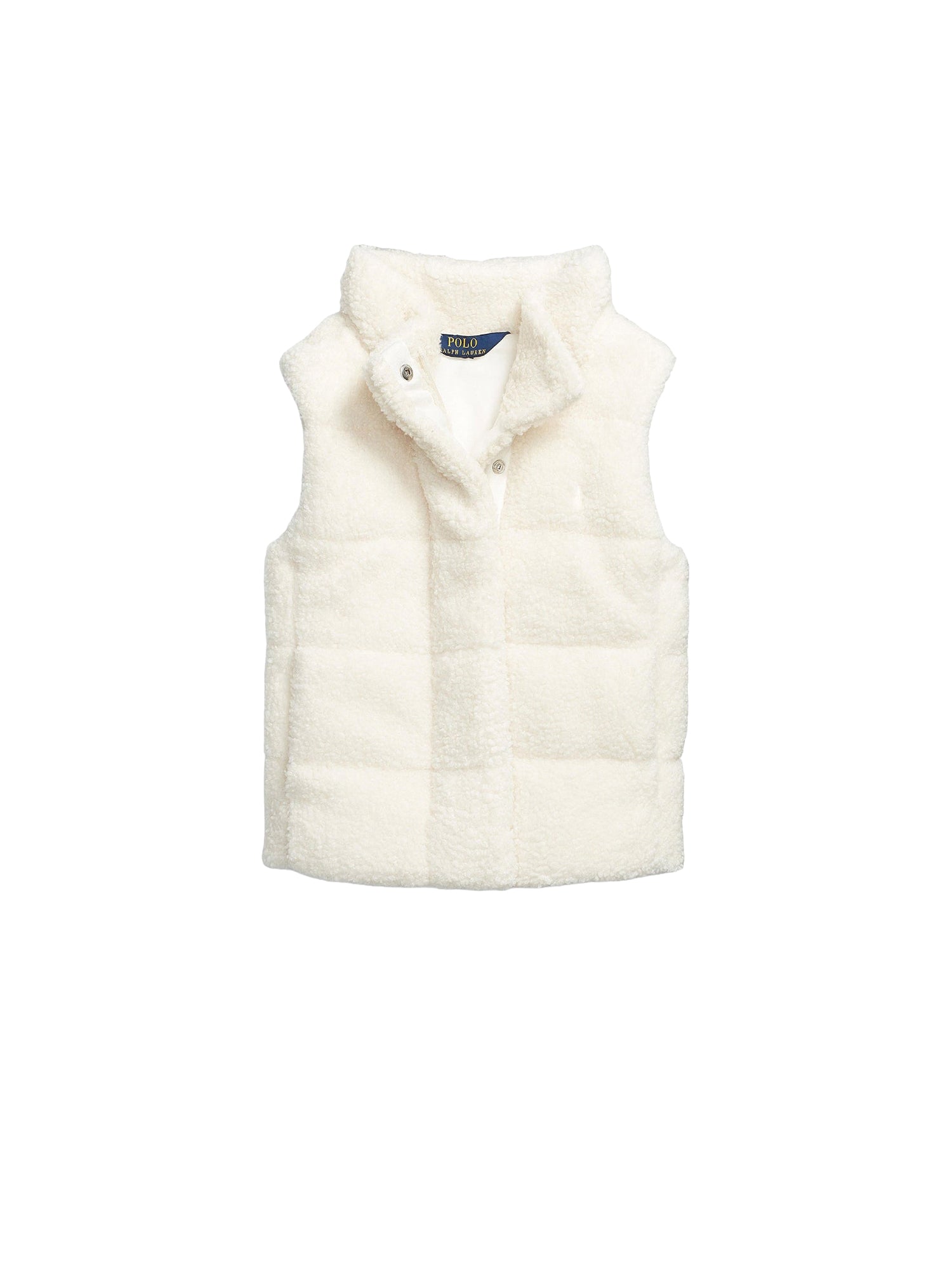 Gilet Teddy en molleton - Cream