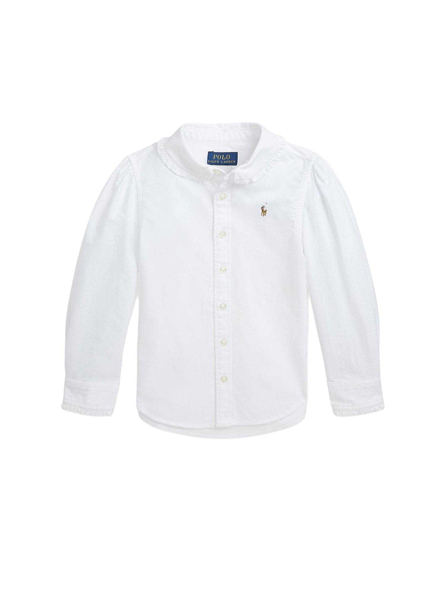Chemise Oxford volantée - White