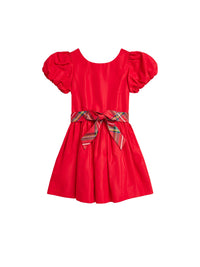 Robe à manches ballons - Red
