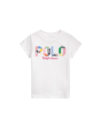 T-shirt avec logo à motifs - White