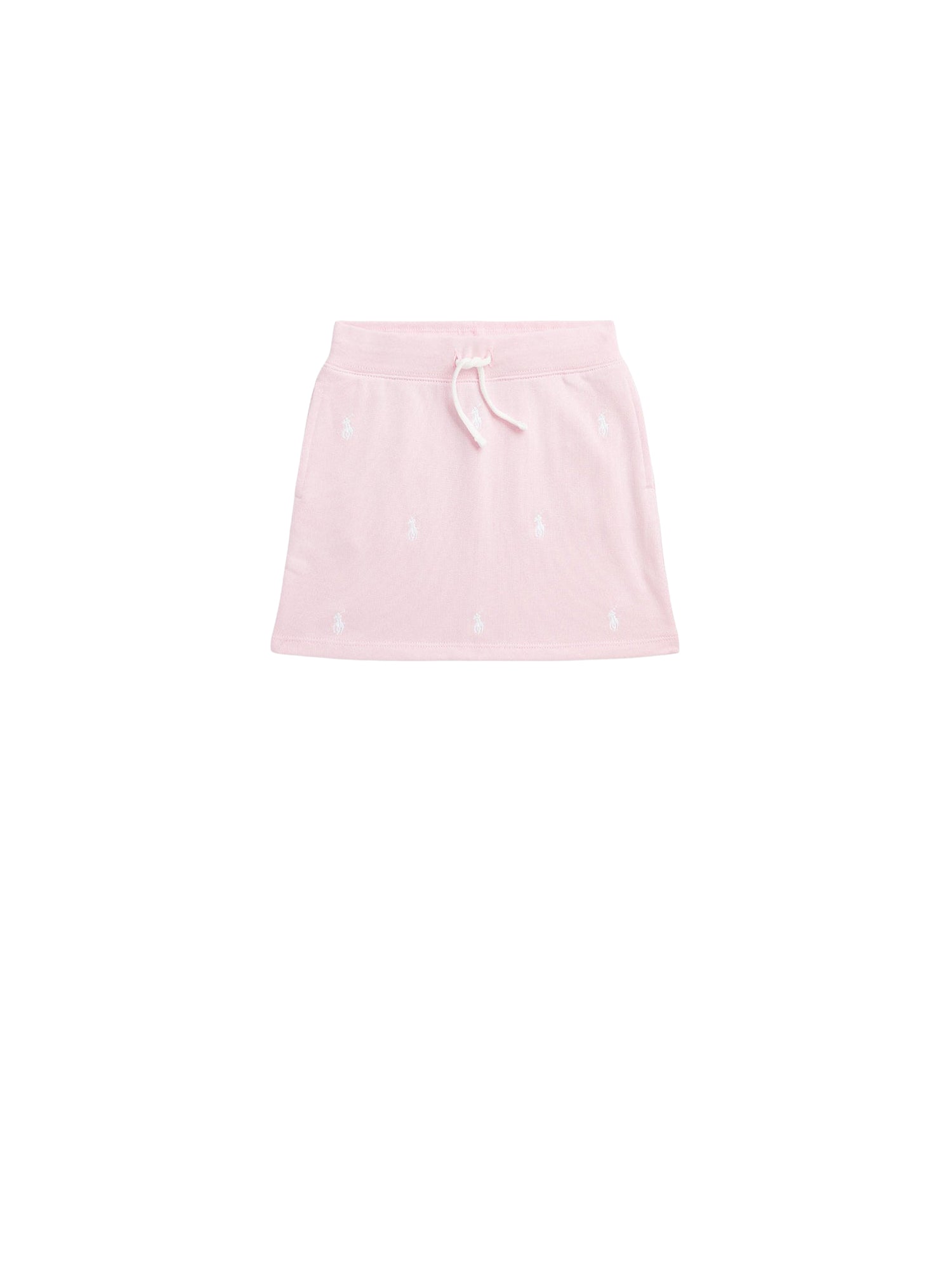 Jupe poney Polo en coton éponge - Hint Of Pink & White