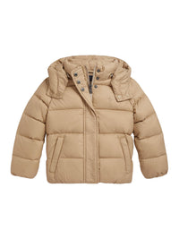 Veste à capuche en duvet - Vintage Khaki
