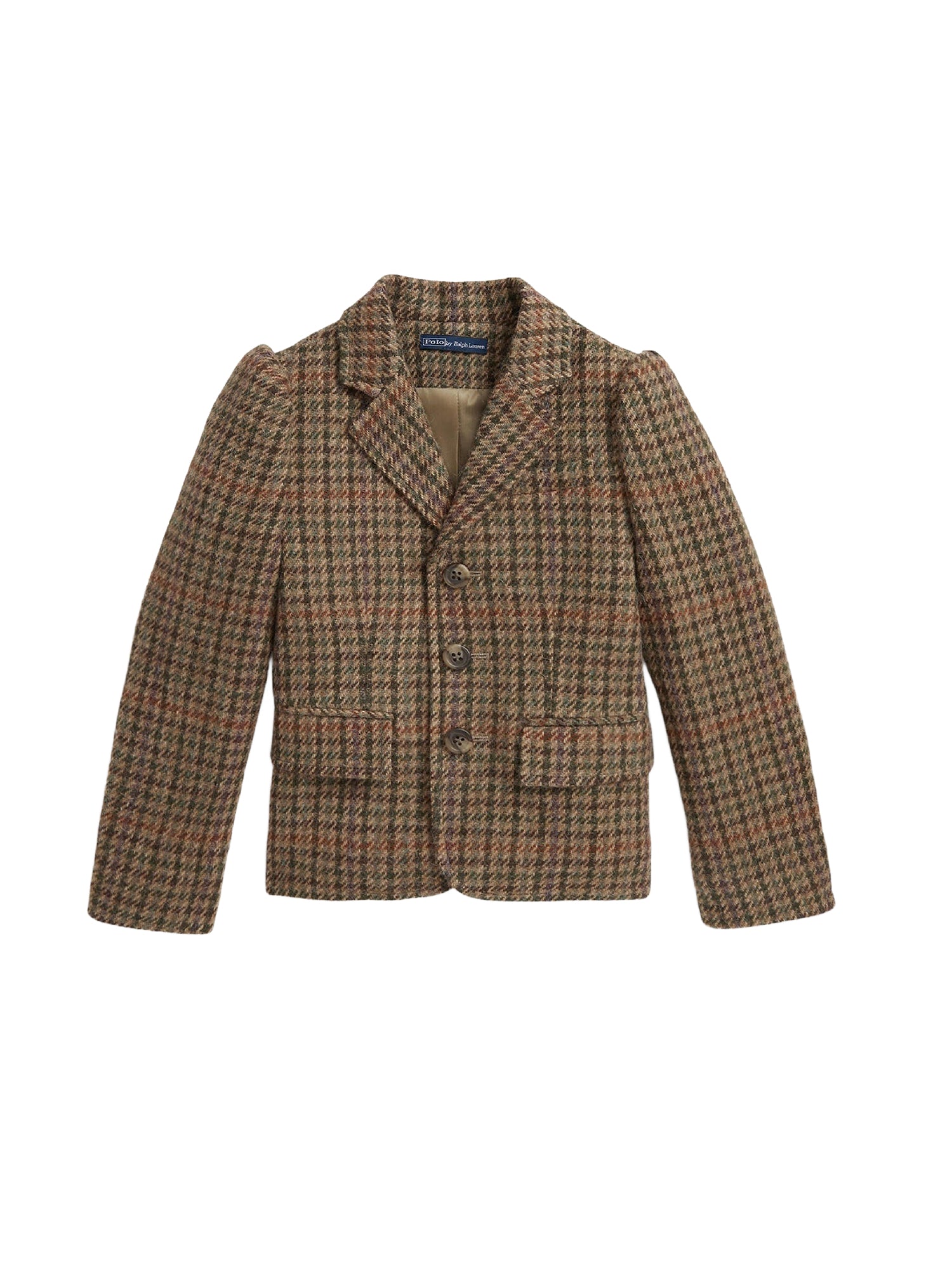 Blazer en laine - Brown, Multicolore & Check