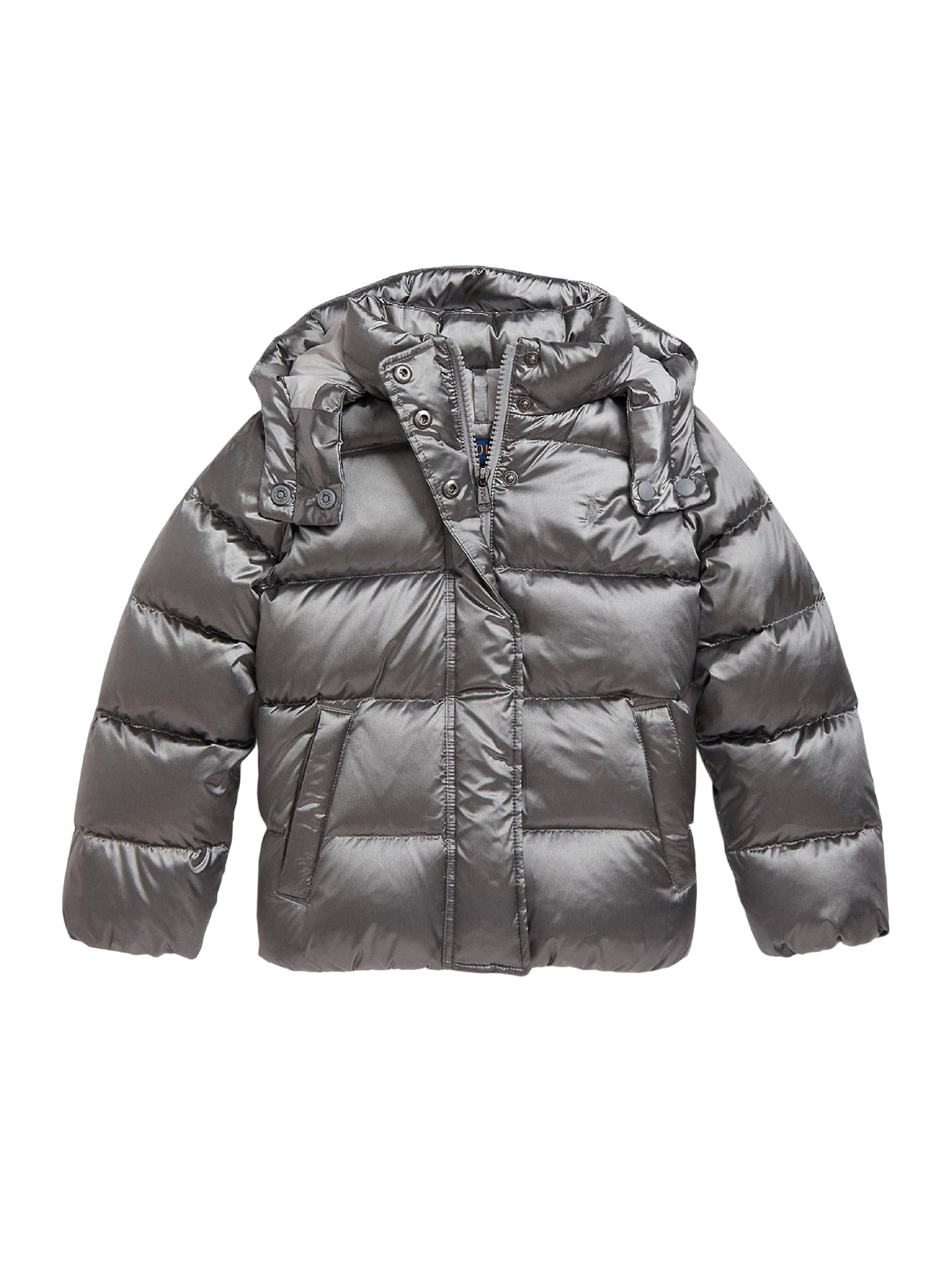 Manteau à effet métallique - Gris
