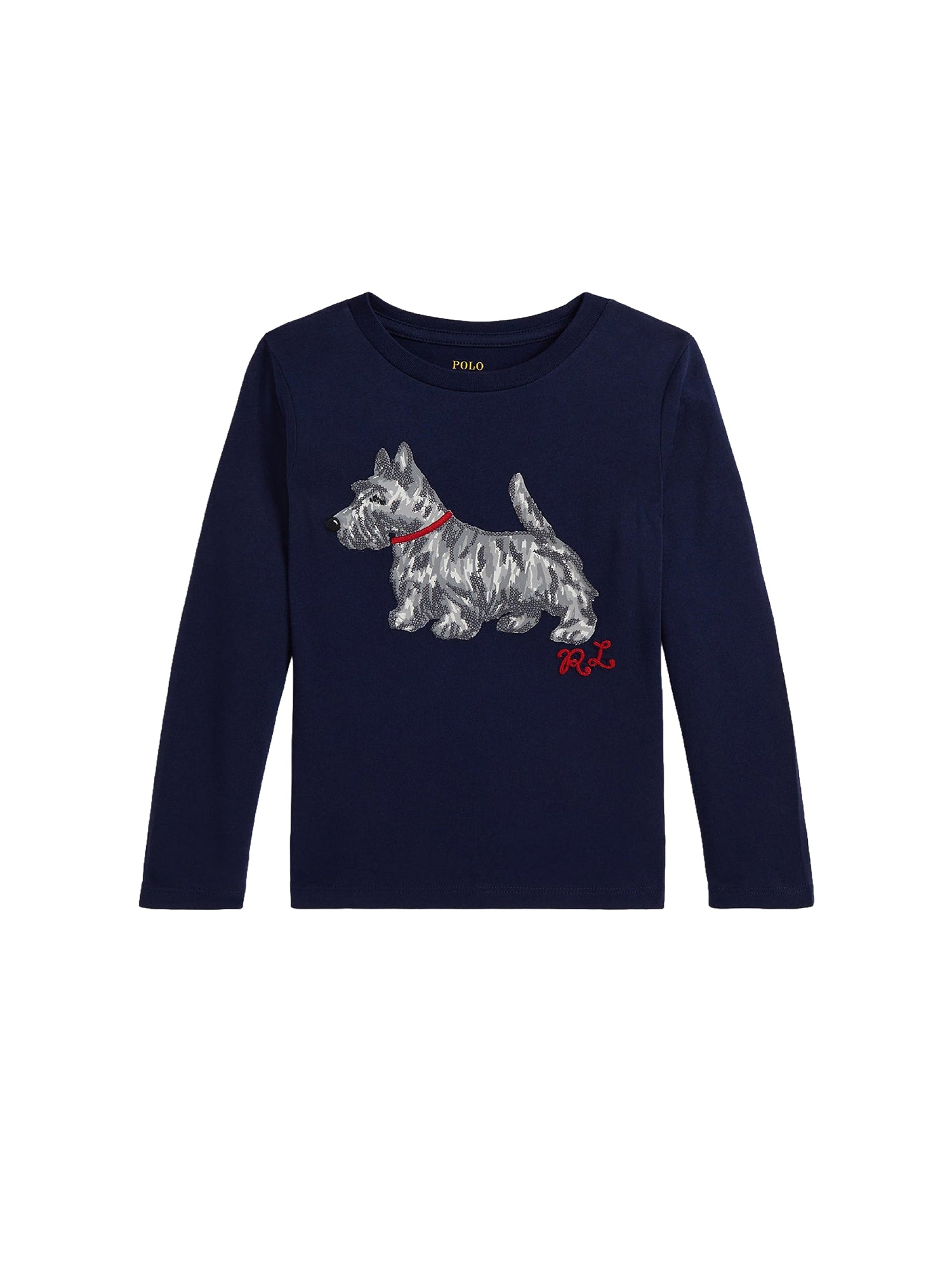 T-shirt manches longues chiot - Refined Navy