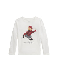 T-shirt Polo Bear à manches longues  - Trophy Cream