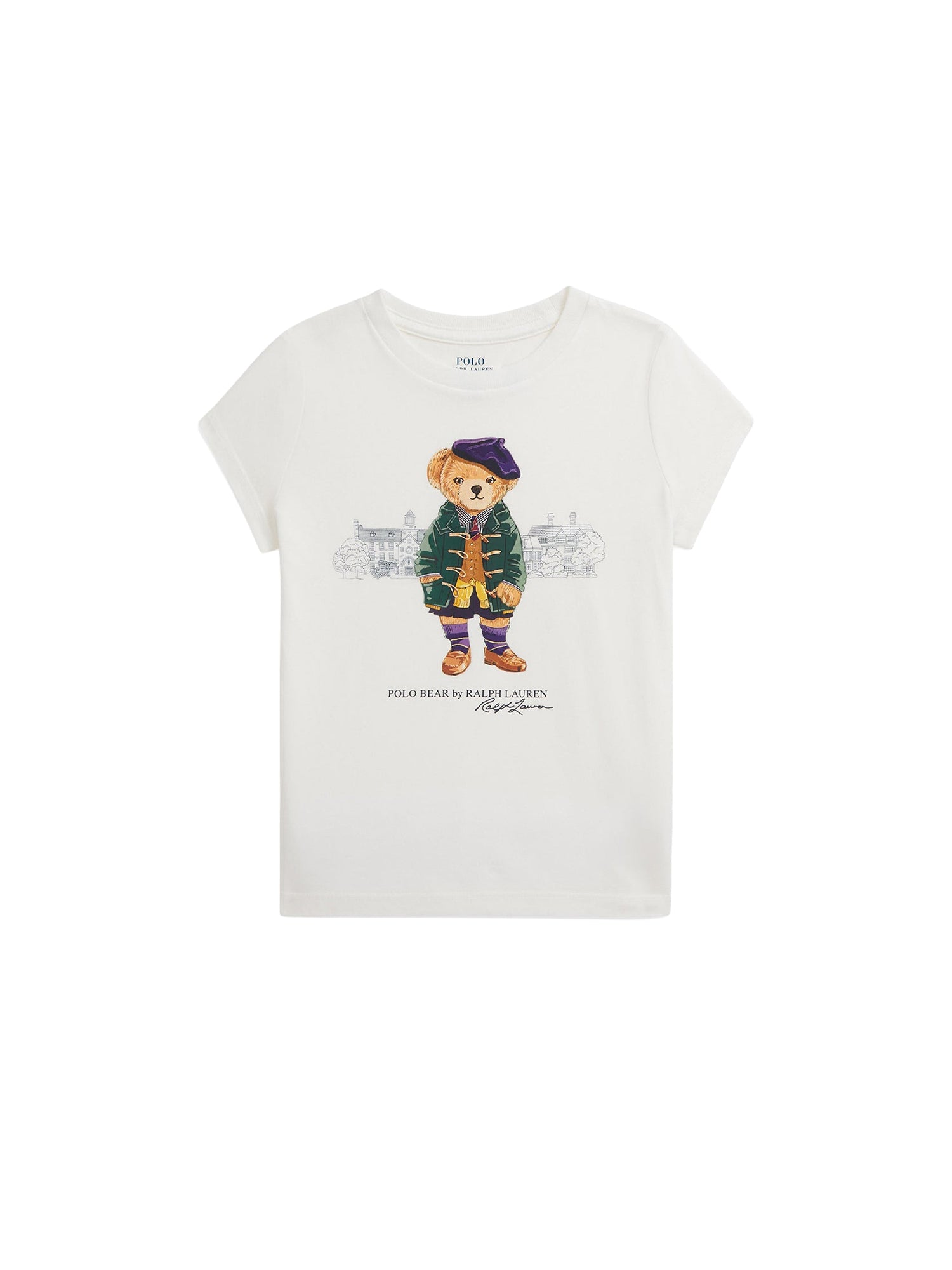 Polo Bear T-shirt in cotton jersey - Deckwash White