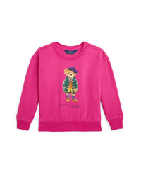 Sweat Polo Bear en molleton - College Pink