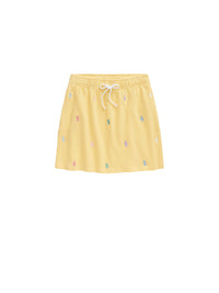 Polo pony skirt in piqué - Corn Yellow