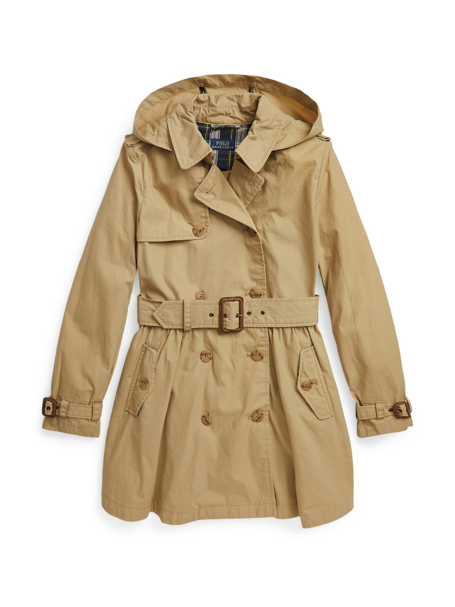 Trench-coat à capuche - Classic Khaki