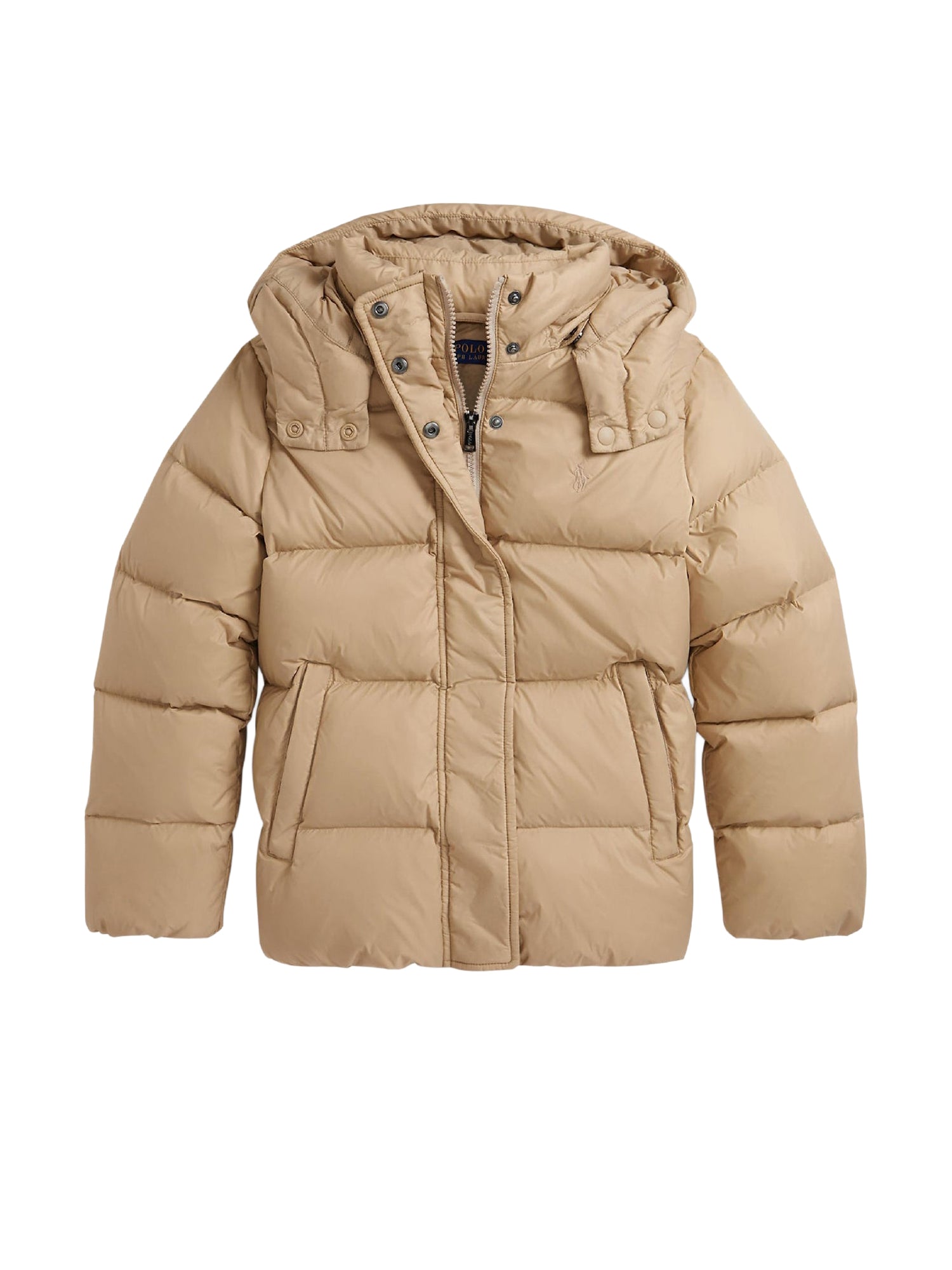Veste à capuche en duvet - Vintage Khaki