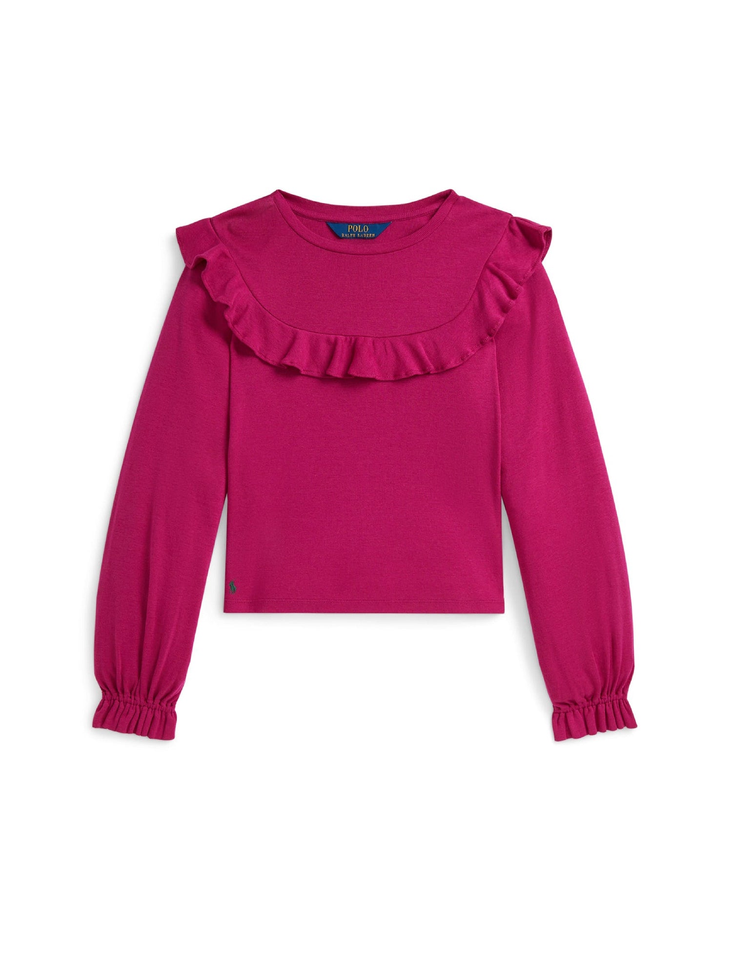 Top volanté en coton et modal - Preppy Pink