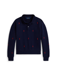 Sweat polo à poney Polo en molleton - Refined Navy