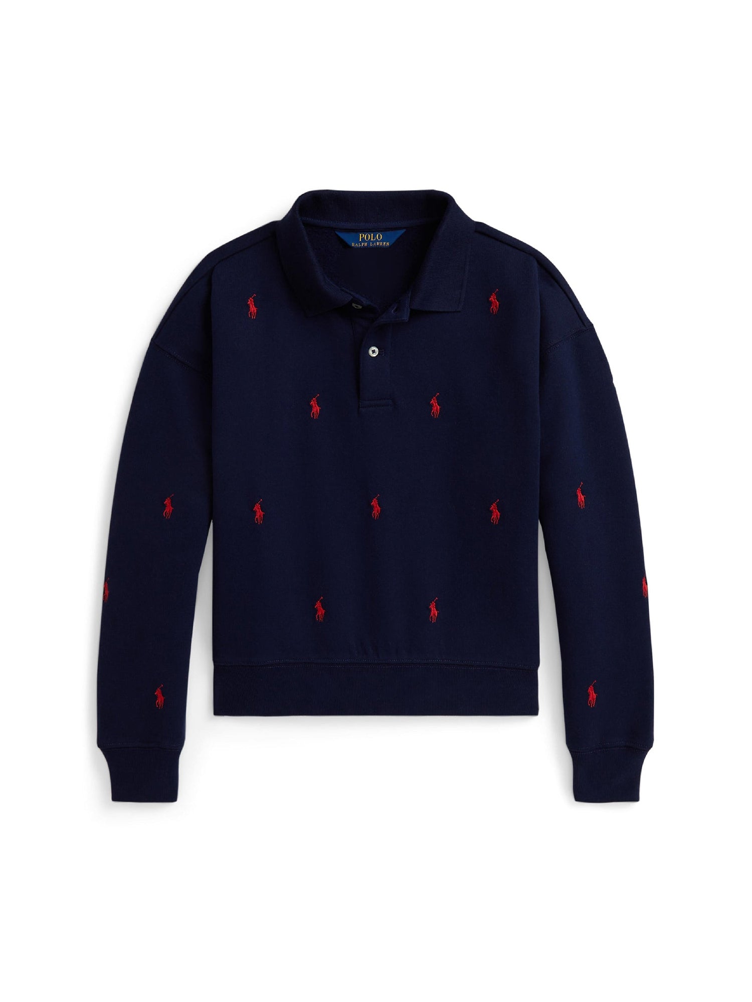 Sweat polo à poney Polo en molleton - Refined Navy