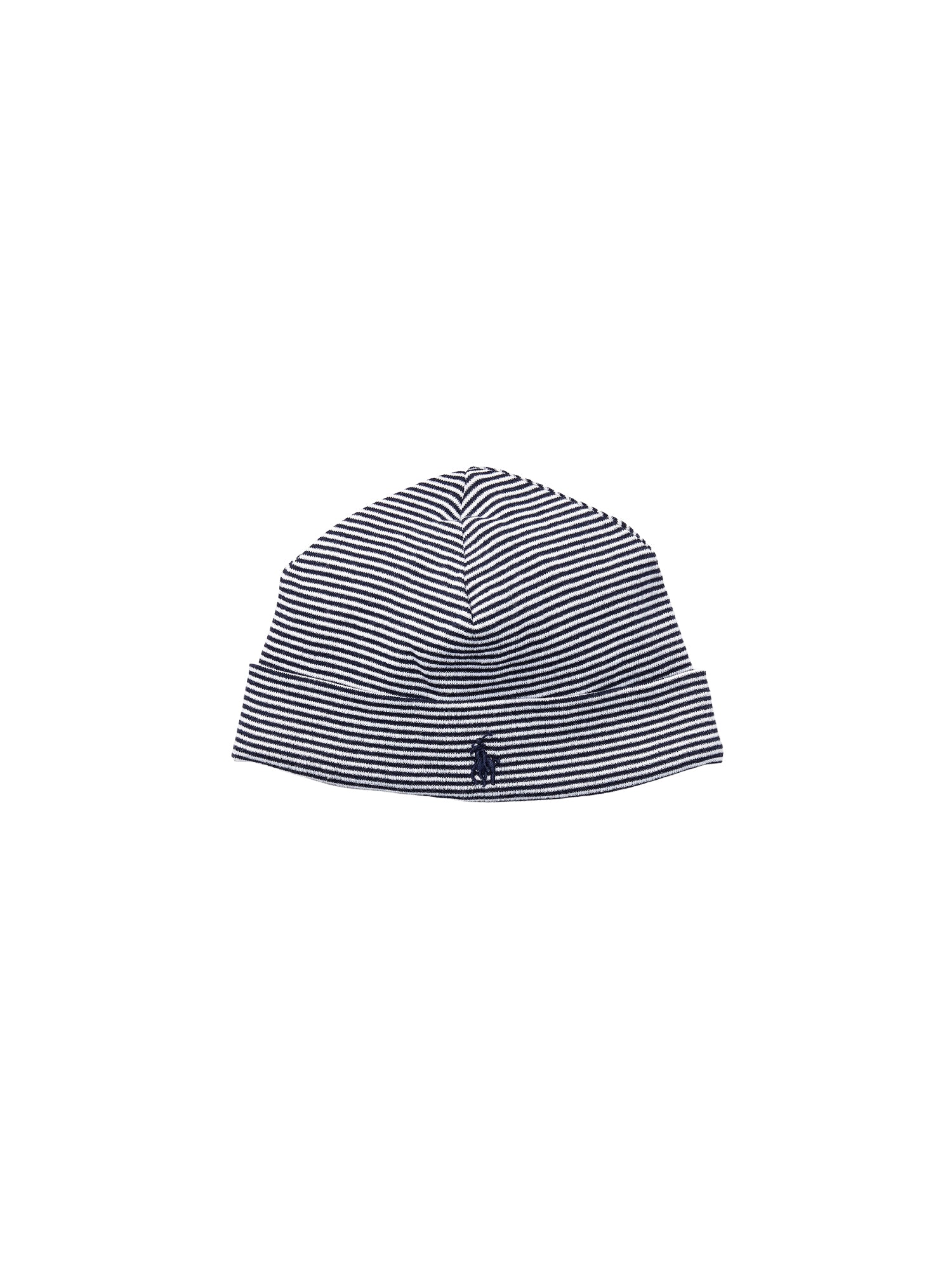 Bonnet en coton rayé  - Refined Navy & Multicolore