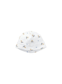 Bonnet Polo Bear - White, Blue & Multicolore