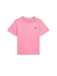 T-shirt col rond en jersey de coton - Florida Pink